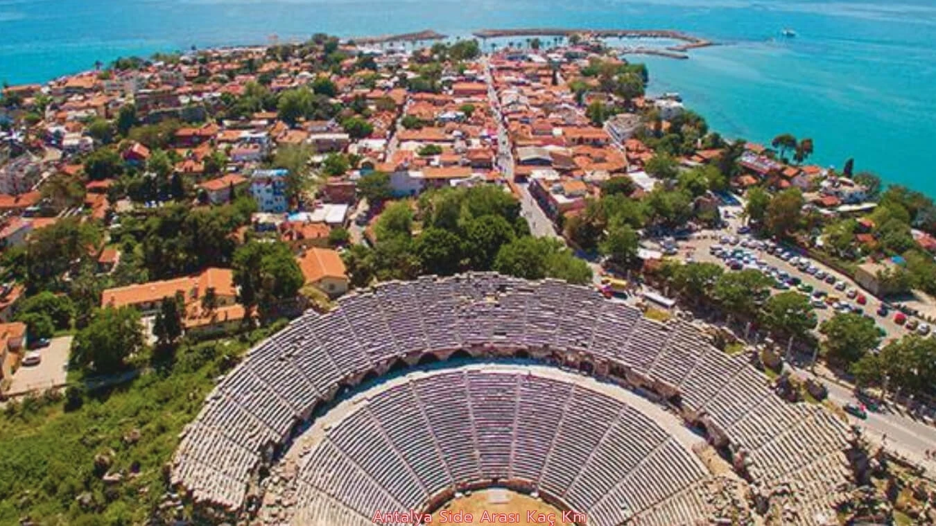 Antalya Side arası kaç km?